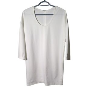 Emerson Fry Edie Scoop Neck Tunic *Sample Sale* Off White Size Small